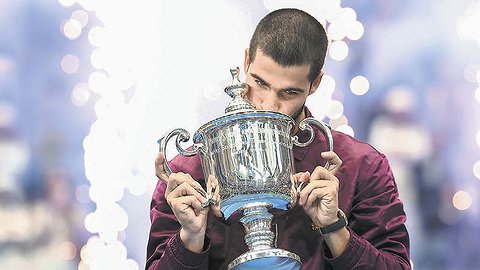 Лучший матч в карьере Алькараса